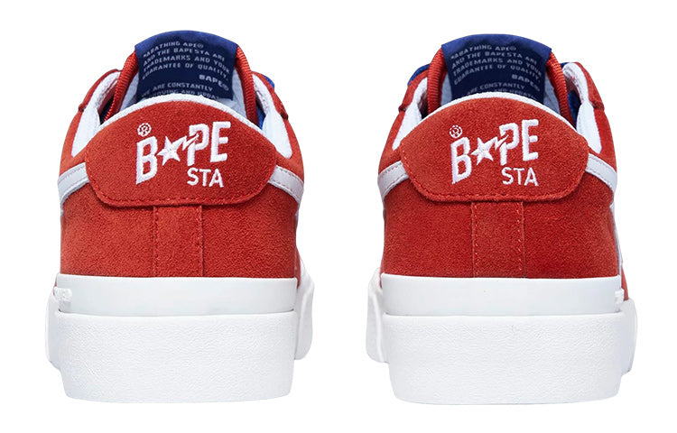 A BATHING APE MAD STA 'Red White' 1I70-191-013-REDW