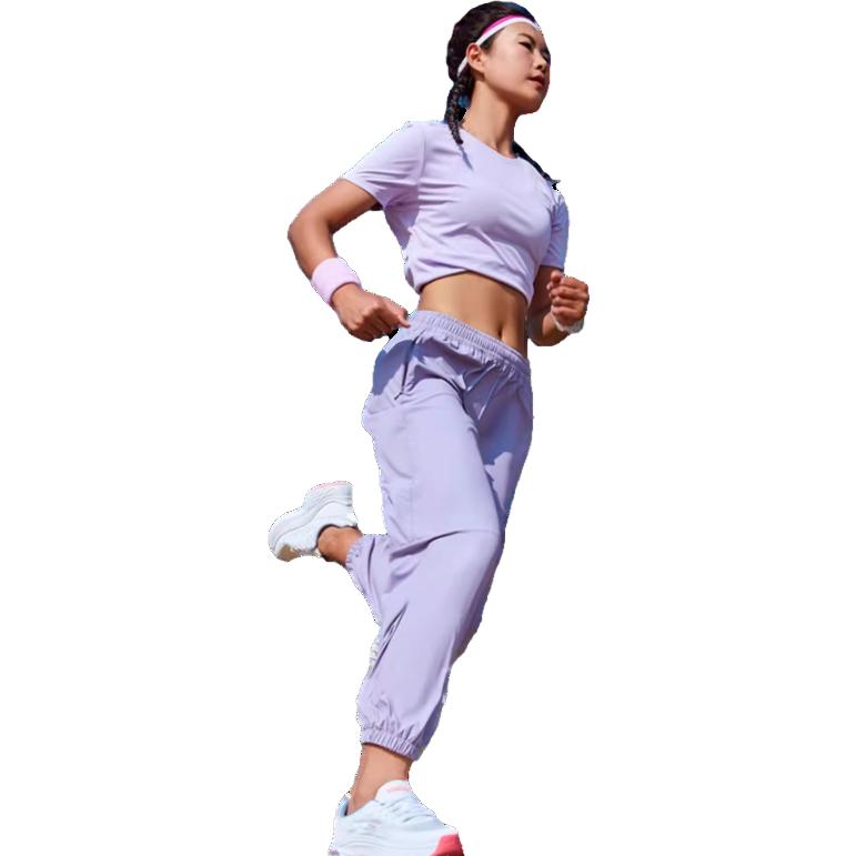 (WMNS) Skechers Sport Woven Pants 'Purple' P122W045-02F4