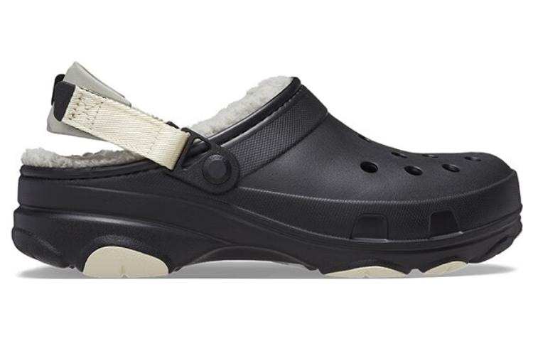 Crocs All Terrain Lined Clog 'Black White' 207936-001