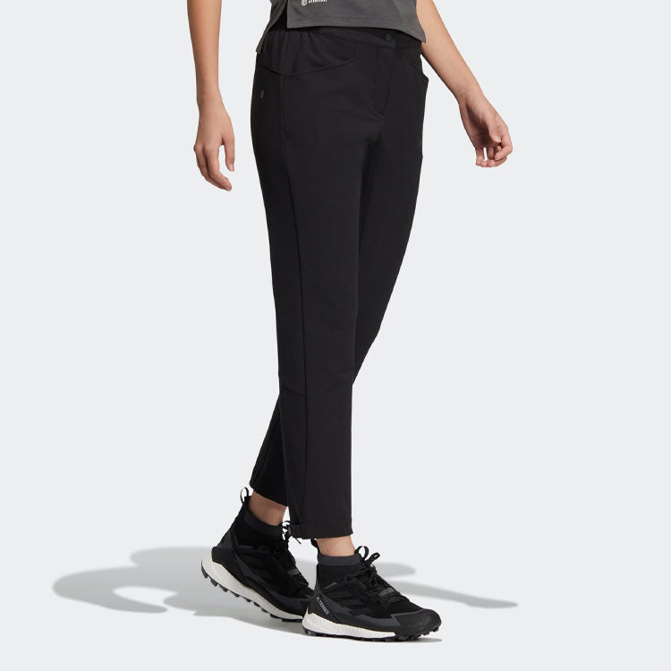 (WMNS) adidas Terrex Utilitas Soft Shell Outdoor Trousers 'Black' IC7987