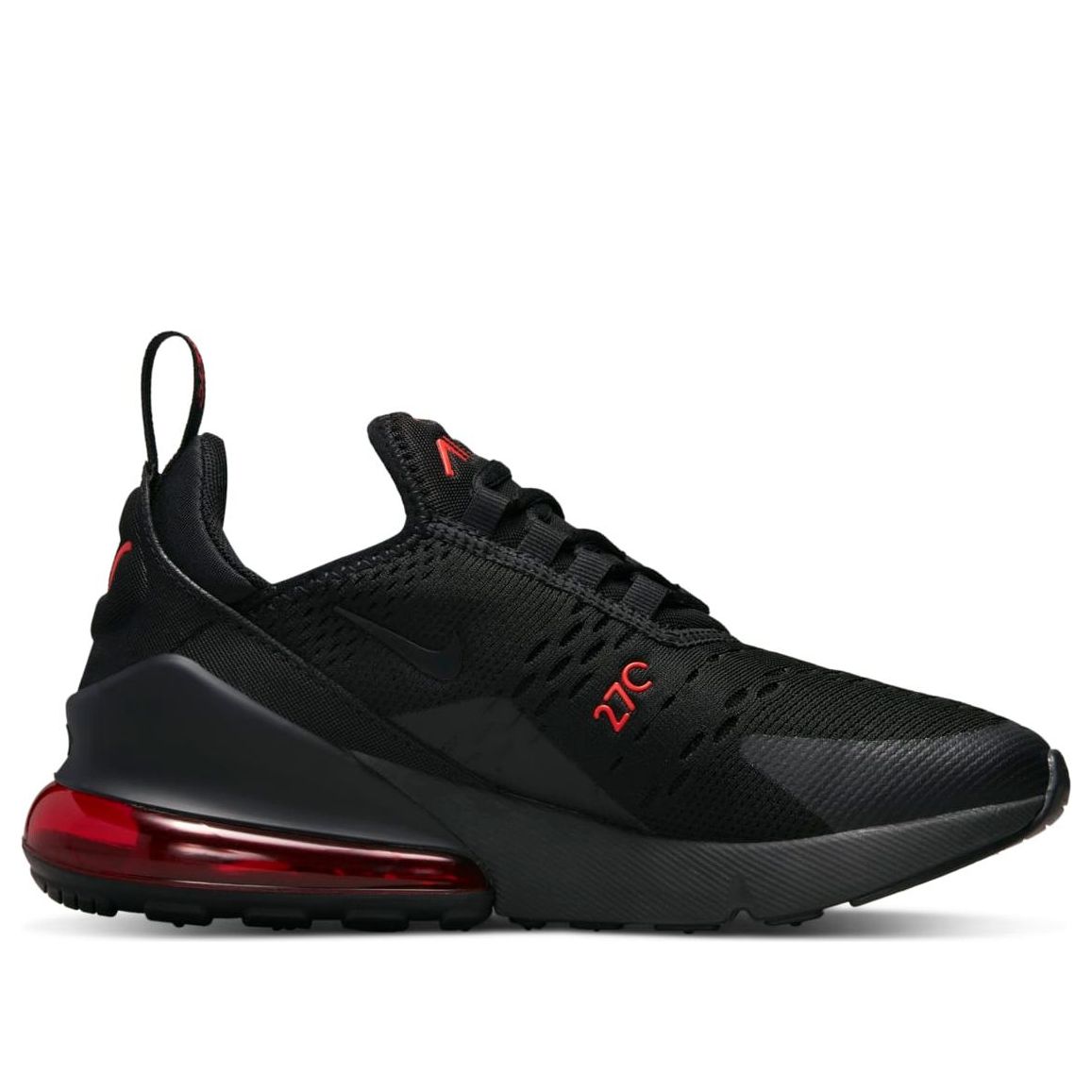 (GS) Nike Air Max 270 'Black Red' DX9273-001