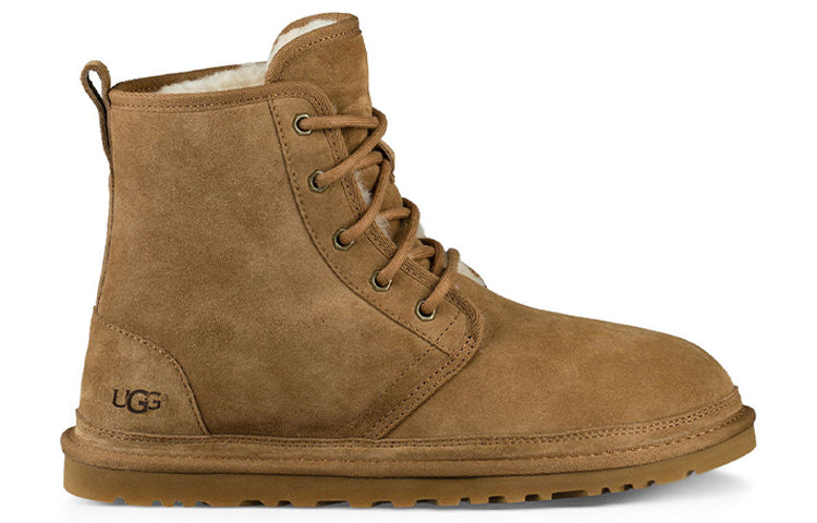 UGG Harkley Mid Tops Fleece Lined Brown 1016472-CHE