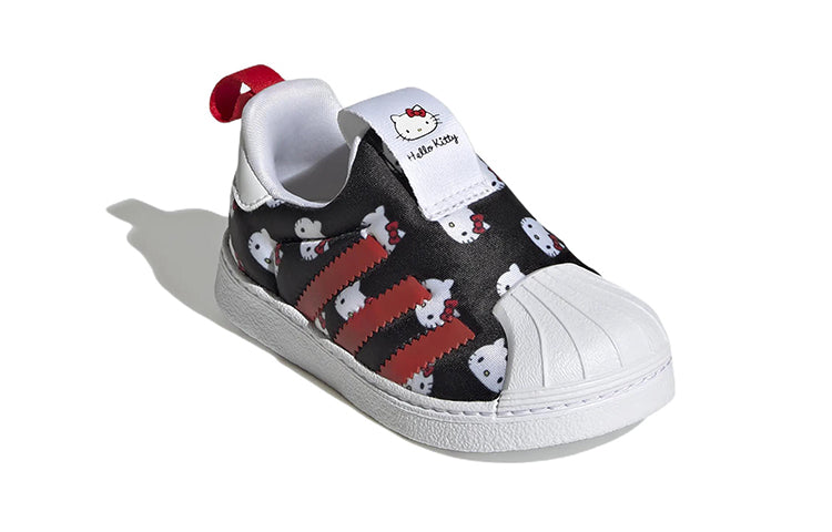 (TD) adidas Superstar 360 x Hello Kitty 'Black White Red' GY9214