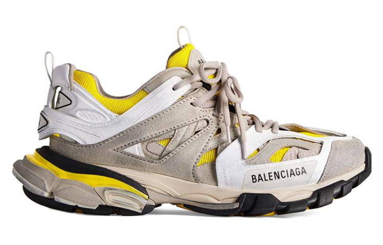 (WMNS) Balenciaga Track Sneakers 'Yellow White Beige' 542436W3SU61297