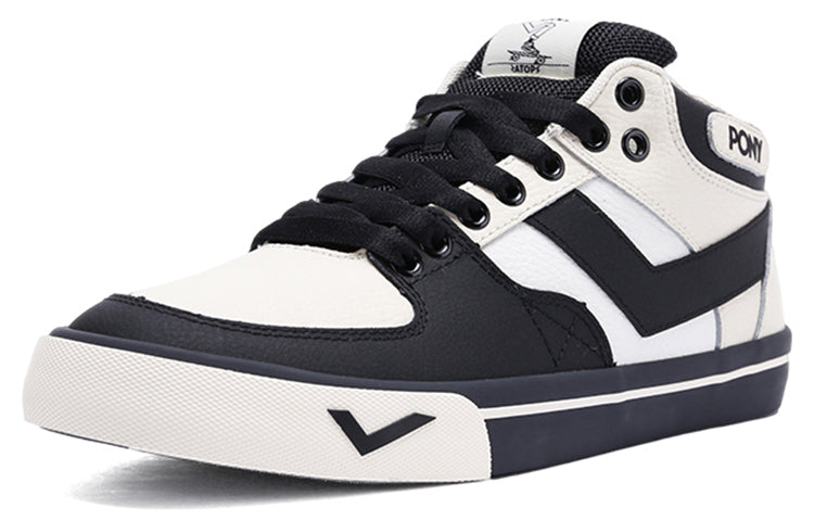PONY Atop Skateboarding 'White Black' 03M1AT08BE