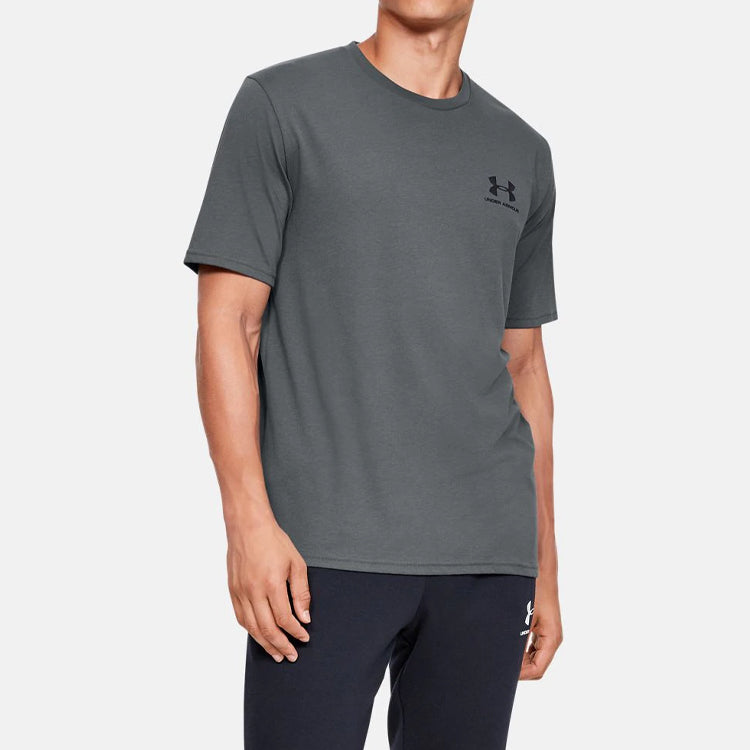 Under Armour Unisex Sportstyler Logo Printing Tee Gray 1326799-012