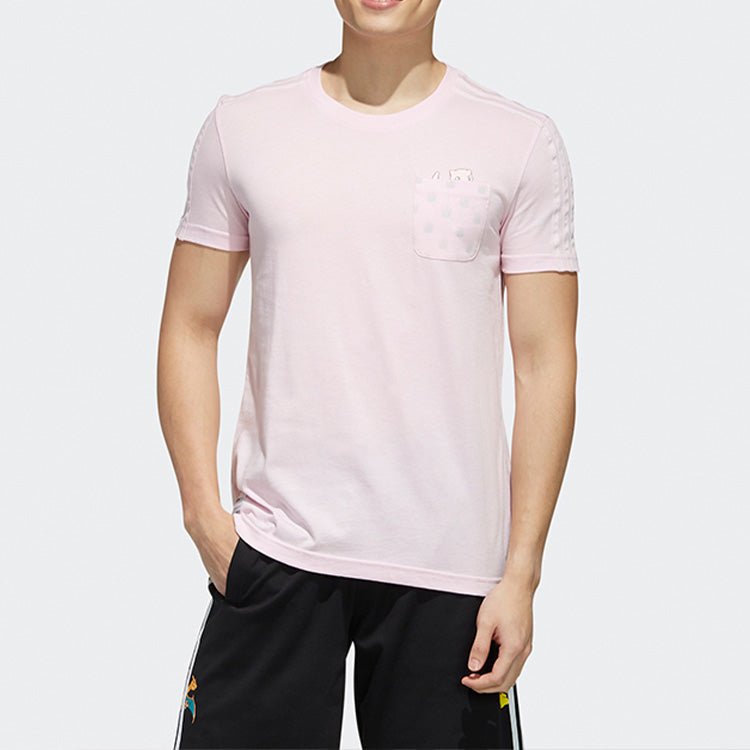 adidas neo x Pokmon Crossover Round Neck Short Sleeve Pink FM0324