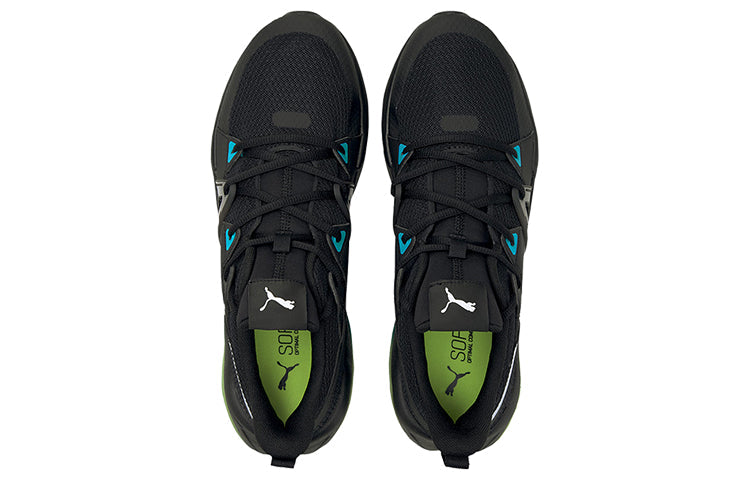 PUMA Cell Fraction Fade Running Shoes Black/Green/White 194372-03