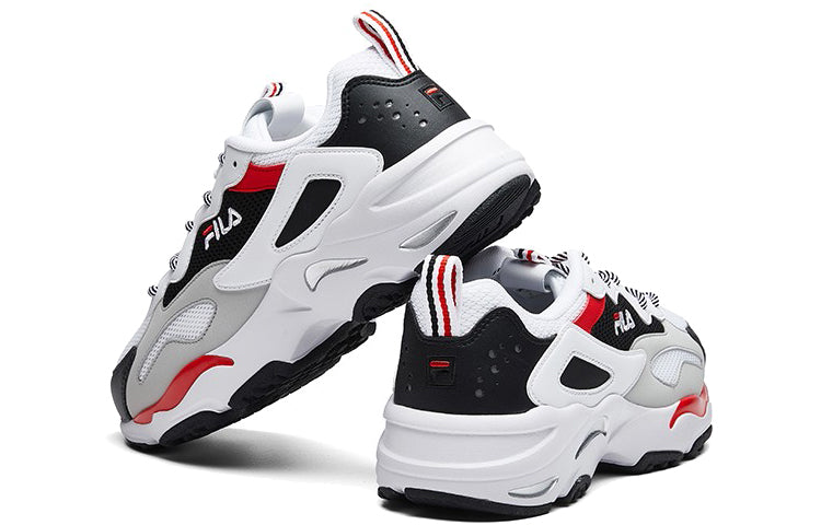 FILA Tracer Low Running Shoes Black/White/Red F12M021111FBW