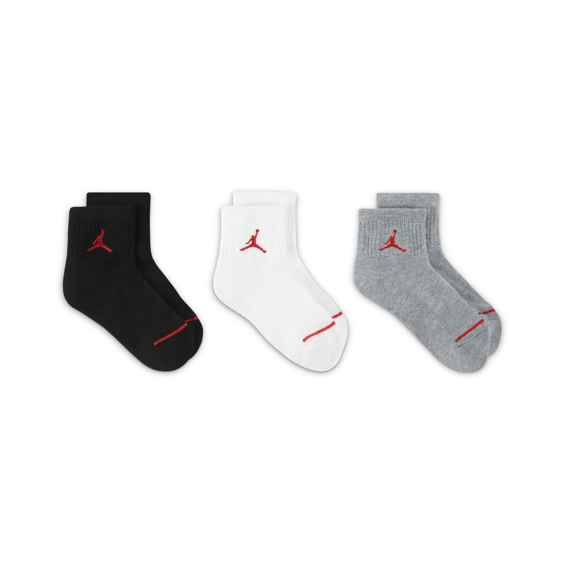 (GS) Air Jordan Comfortable Sports Socks (3 pairs) 'Multi-Color' HA5109-063