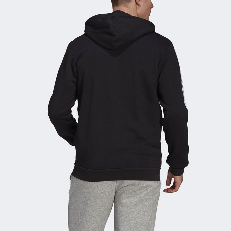 adidas Logo Alphabet Pattern Sports Jacket Black GP4311