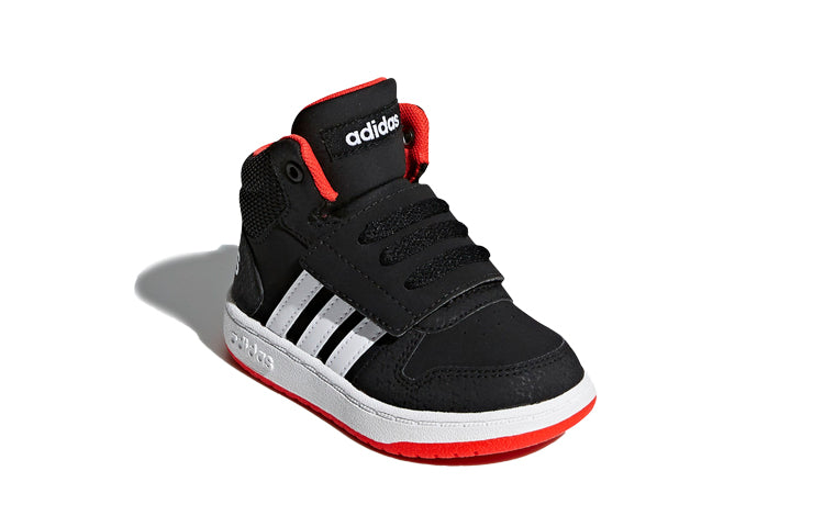 (TD) adidas Hoops 2.0 Mid 'Black White Red' B75945