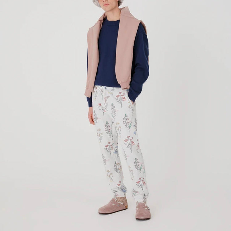 KITH Botanical Floral Williams I Sweatpant 'Light Heather' KH6516-002