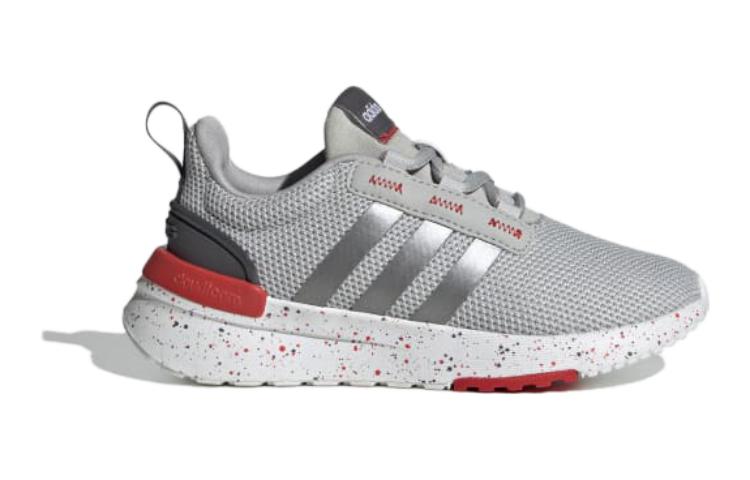 (GS) adidas Racer TR21 'Grey Red Speckled' HP6171