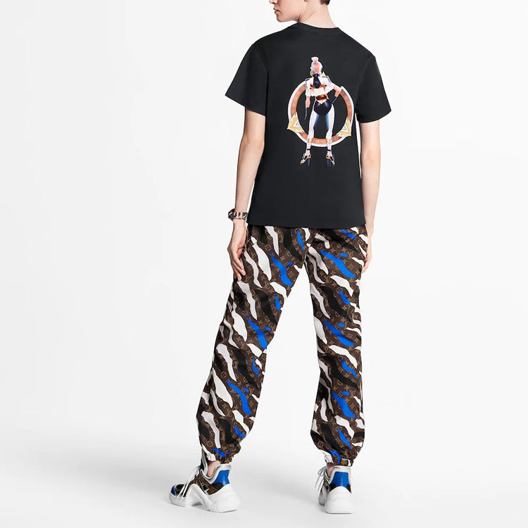 LOUIS VUITTON x LOL Character Print Tee W Black 1A7SU-