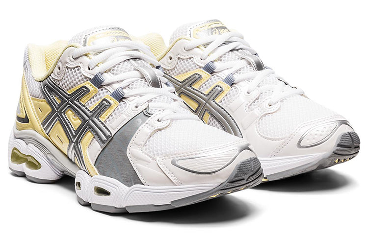 (WMNS) ASICS GEL-Nimbus 9 'White Silver Yellow' 1202A278-101