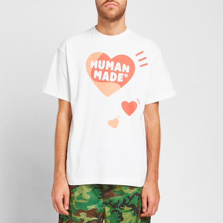 HUMAN MADE Love Short Sleeve Unisex White HM18TE016