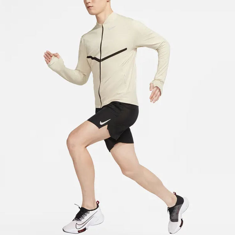 Nike Reflective Logo Quick Dry Breathable Jacket Yellow DQ4756-206