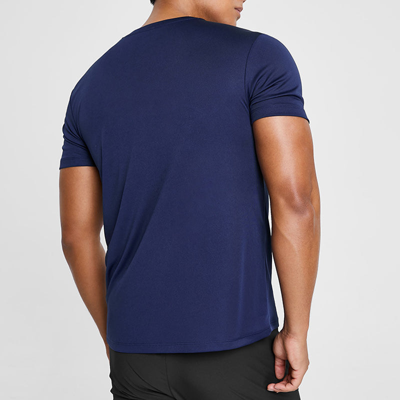Men's Skechers Training Running Sports Knit Short Sleeve Blue P220M052-007D