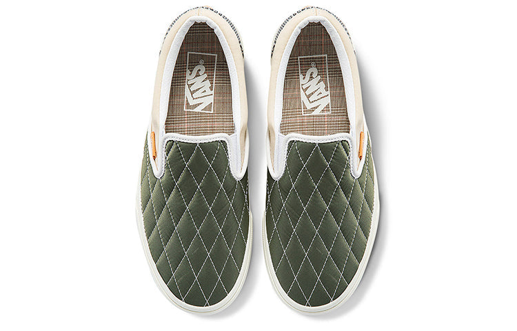 Vans Unisex Slip-On Sneakers Multi-color 'Green Light Gray' VN000XG88MZ