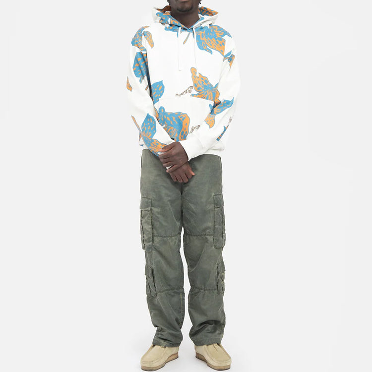 Stussy SS22 Floral Flowers Printing Unisex White 118486