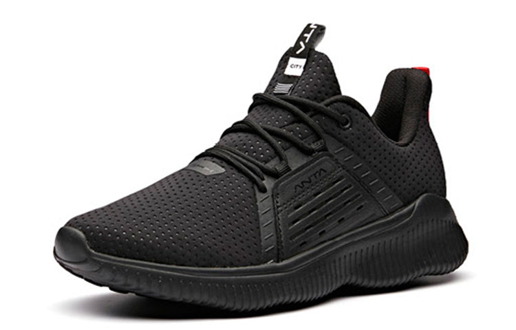 (WMNS) ANTA Running Series Sneakers 'Black' 12845565-1
