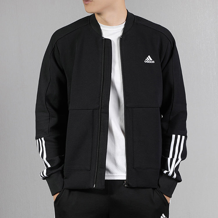 adidas U2 Bomber Sleeve Stripe Jacket FJ0172