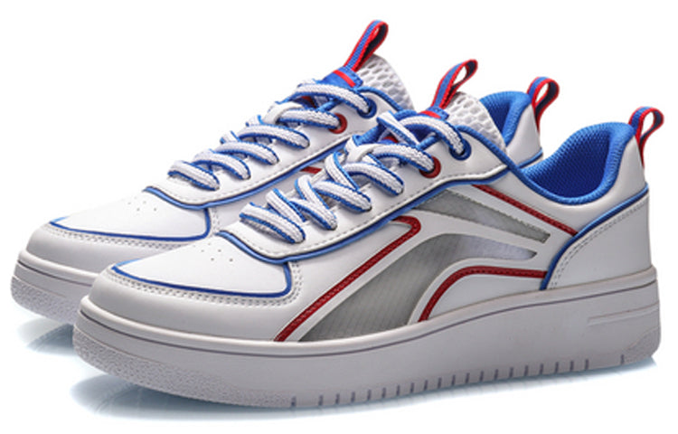 (WMNS) Li-Ning Classic Leisure Low 'White Red Blue' AGCP128-4