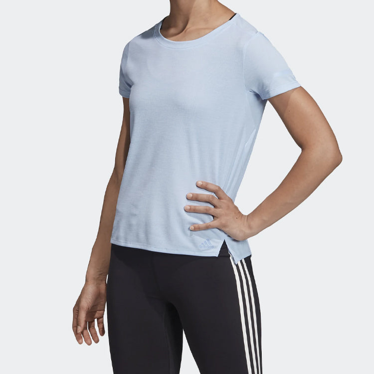 (WMNS) adidas Training Sports Round-neck Short-sleeve Tee Blue FL8567