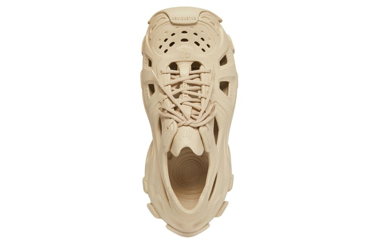 Balenciaga HD Lace Up Cut Out Sneakers 'Beige' 702421W3CES9300