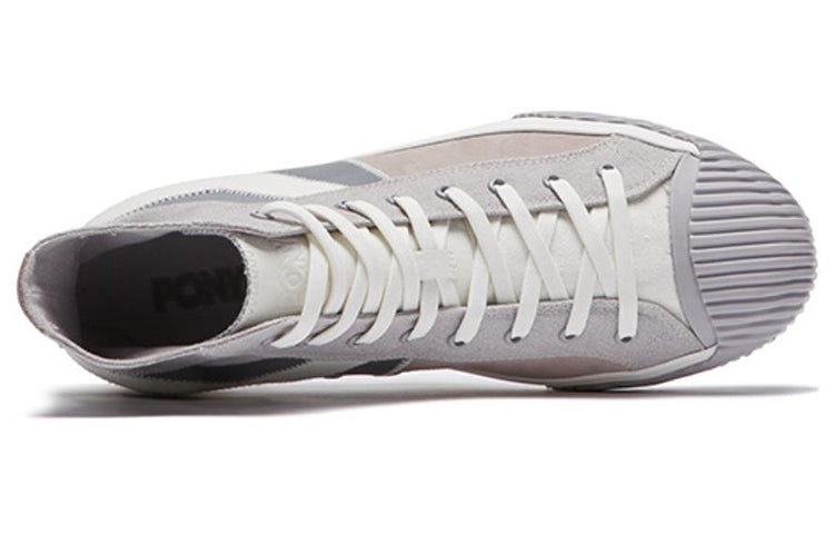 PONY Shooter High Canvas Shoes Grey 01M1SH06KG