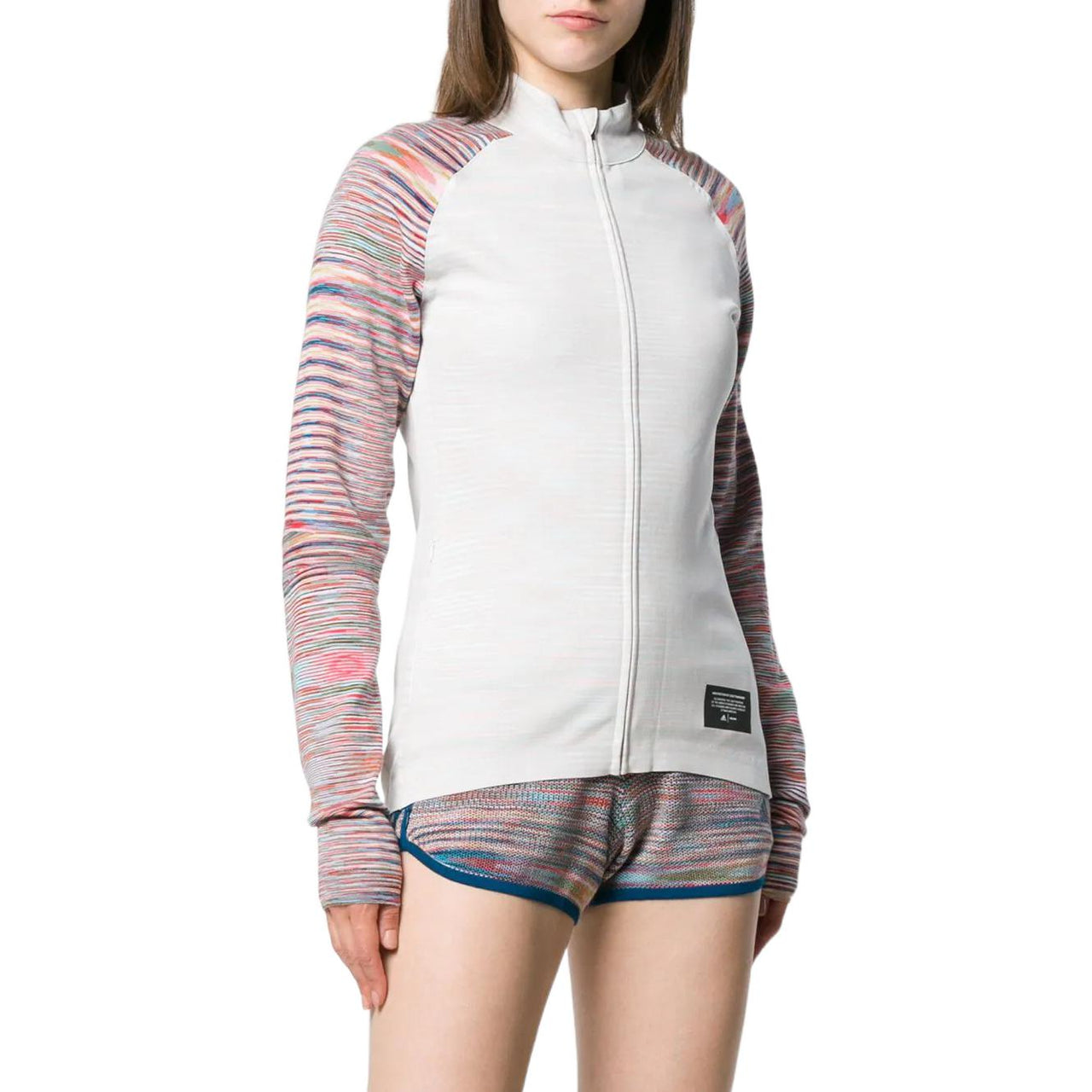 (WMNS) adidas x Missoni PHX Jacket Asia Sizing 'White Purple' DS9326