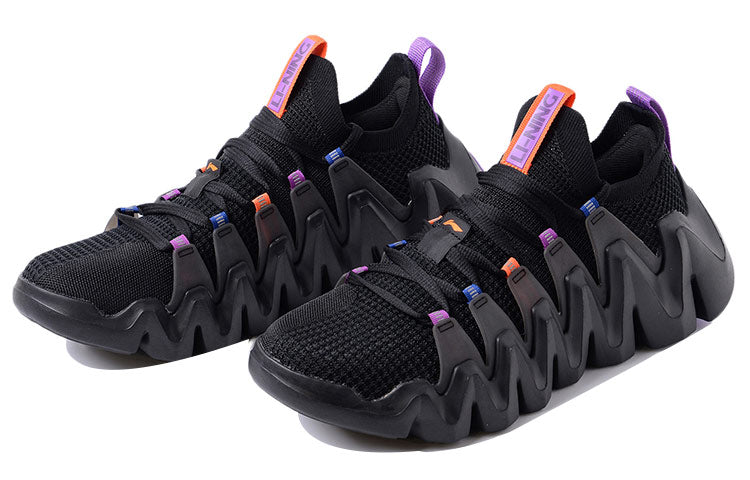 Li-Ning Crazy Run Flex 'Black Purple' ARKR007-1