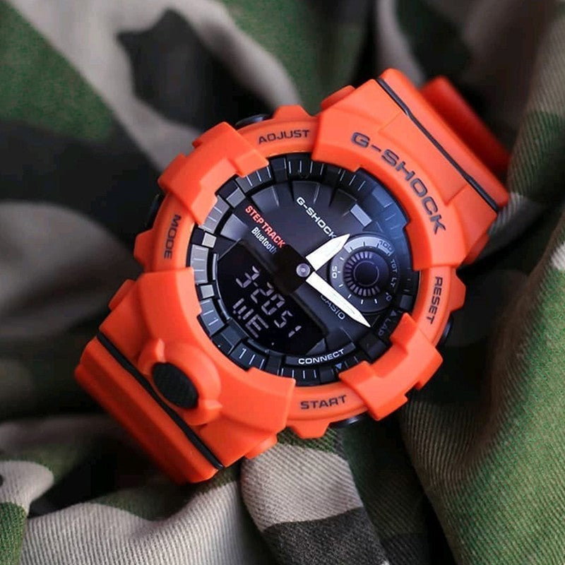 CASIO G-Shock Analog-Digital 'Orange' GBA-800-4A