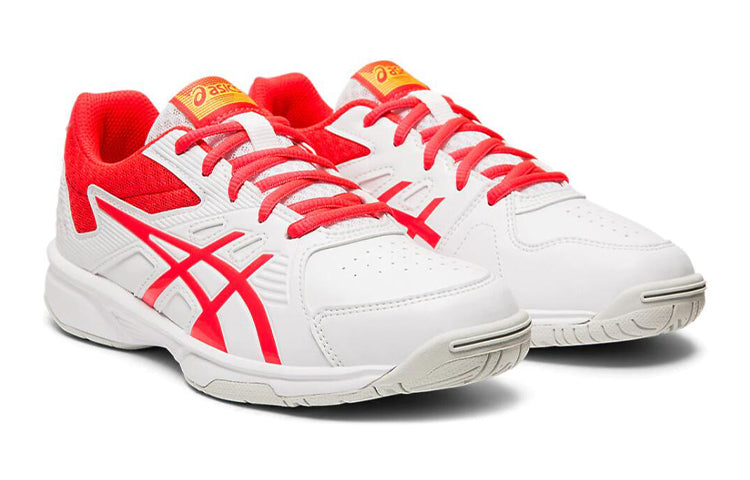 (GS) ASICS Court Slide 'White Red' 1044A007-101