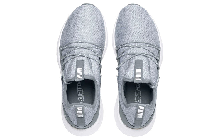 (WMNS) PUMA Nrgy Neko Knit Running Shoes 'Grey White' 191477-02