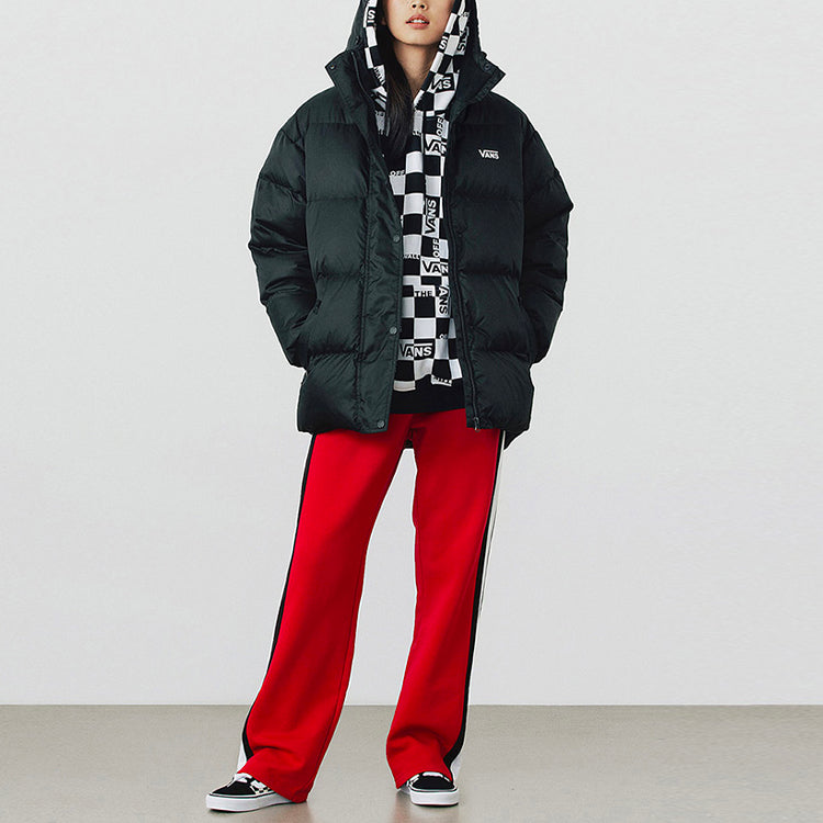(WMNS) Vans Hooded Puffer Jacket 'Black' VN0A4UTGBLK