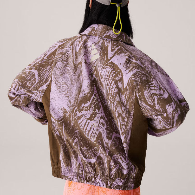 (WMNS) adidas By Stella McCartney TrueCasuals Woven Track Jackets 'Purple Brown' IB5095