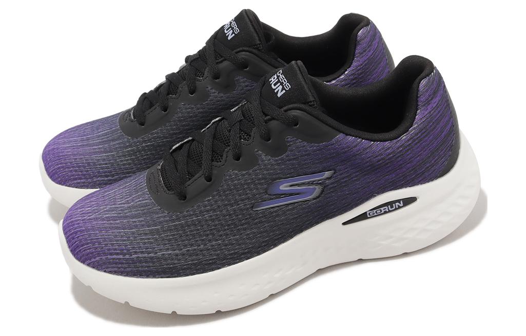 (WMNS) Skechers Go Run Lite 'Black Purple' 129430-BKPR