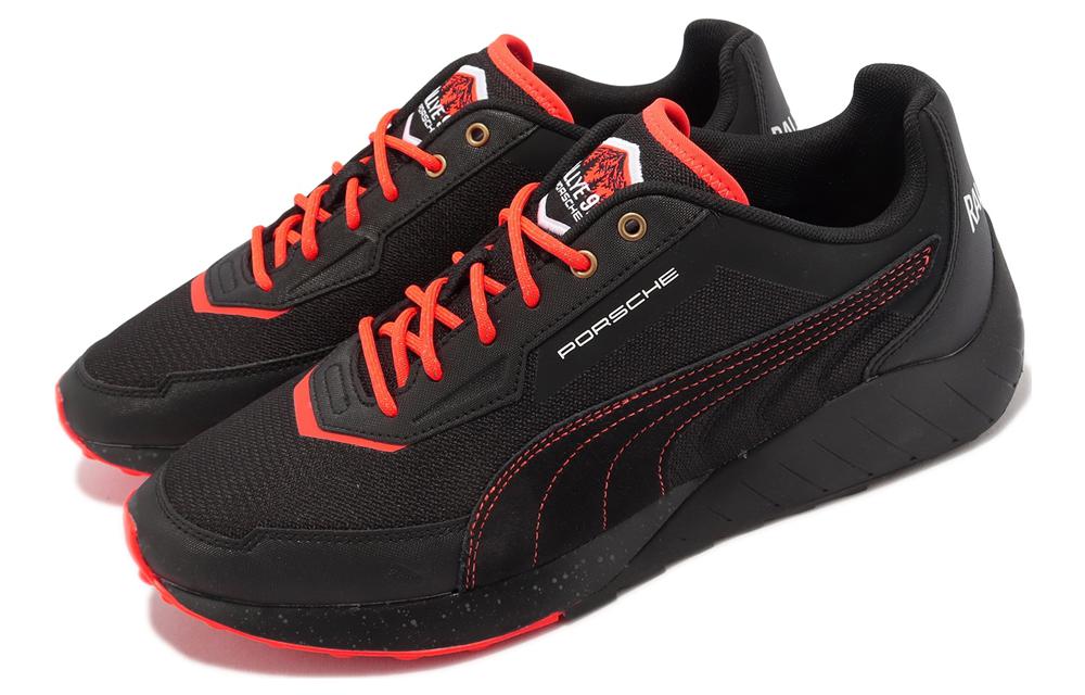 PUMA Porsche Legacy Speedfusion 911 Rallye Sneakers 'Black Red' 307299-01