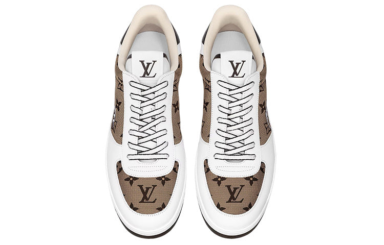 LOUIS VUITTON Rivoli Sneakers 'White with Vintage Monogram' 1ABF4L