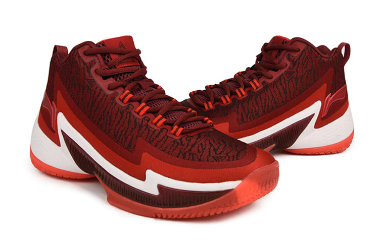 Li-Ning Airstrike 4 Mid-Top Red ABAM055-6