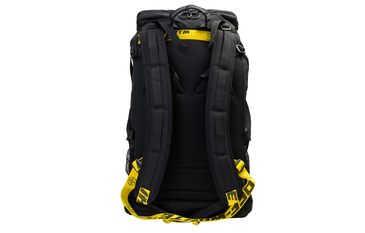 Off-White Fashion LOGO Black Backpack OMKN001R20E480011000