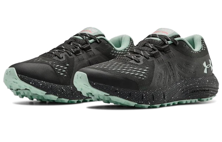 (WMNS) Under Armour Charged Bandit Trail 'Black Green' 3021968-100