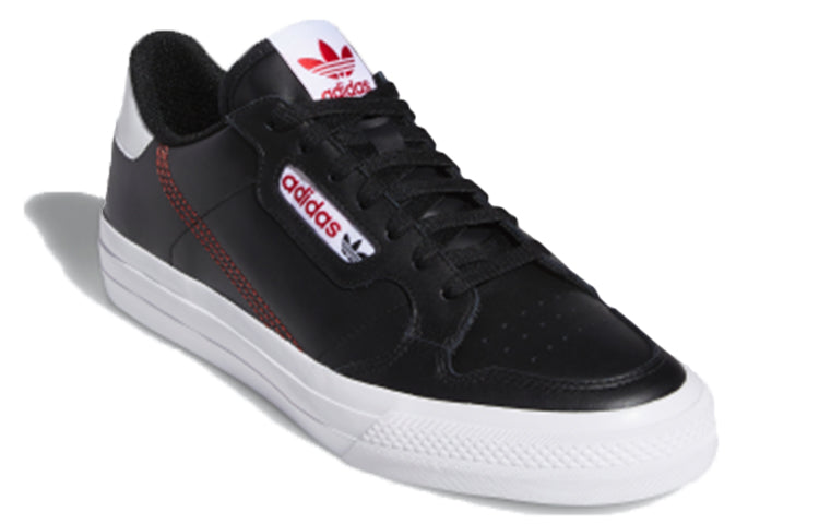 adidas Continental Vulc 'Black Red' FV5302