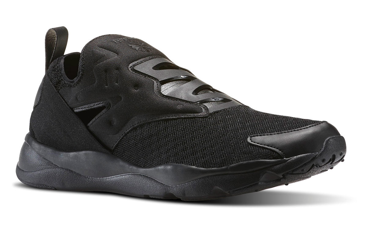 Reebok Unisex Furylite Slip-On Emb Running Shoes Black BD1724