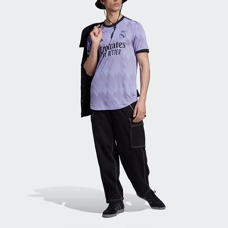 adidas Real Madrid 22/23 Away Authentic Jersey 'Purple' H18492
