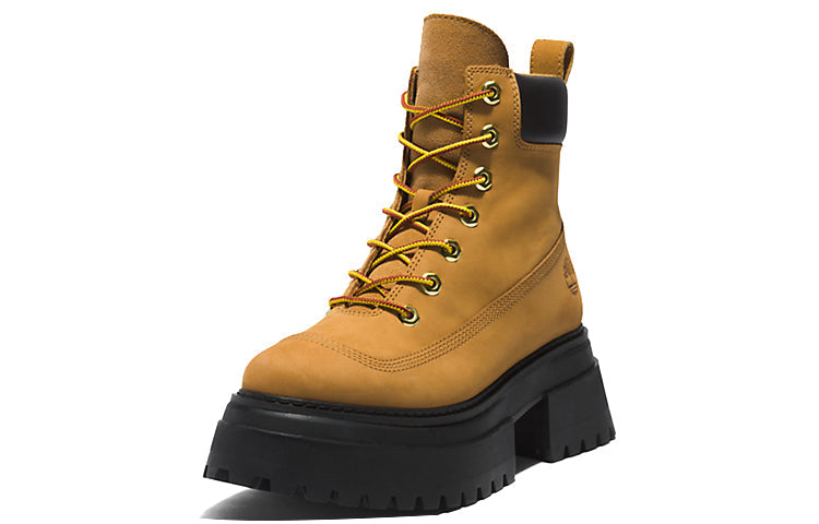 (WMNS) Timberland Sky 6 Inch Lace Up Boots 'Wheat Nubuck' A2KMU231