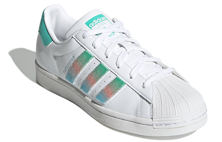 (WMNS) adidas originals Superstar For White/Green/Blue GZ2798