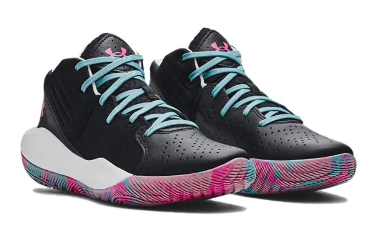 (GS) Under Armour Jet '21 'Black Pink Aqua' 3024794-007